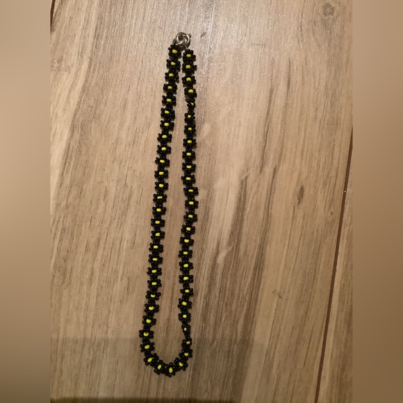New vintage 🐝retro Flower power beaded choker necklace - Picture 8 of 10